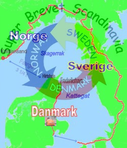Super-Brevet-Scandinavia rute