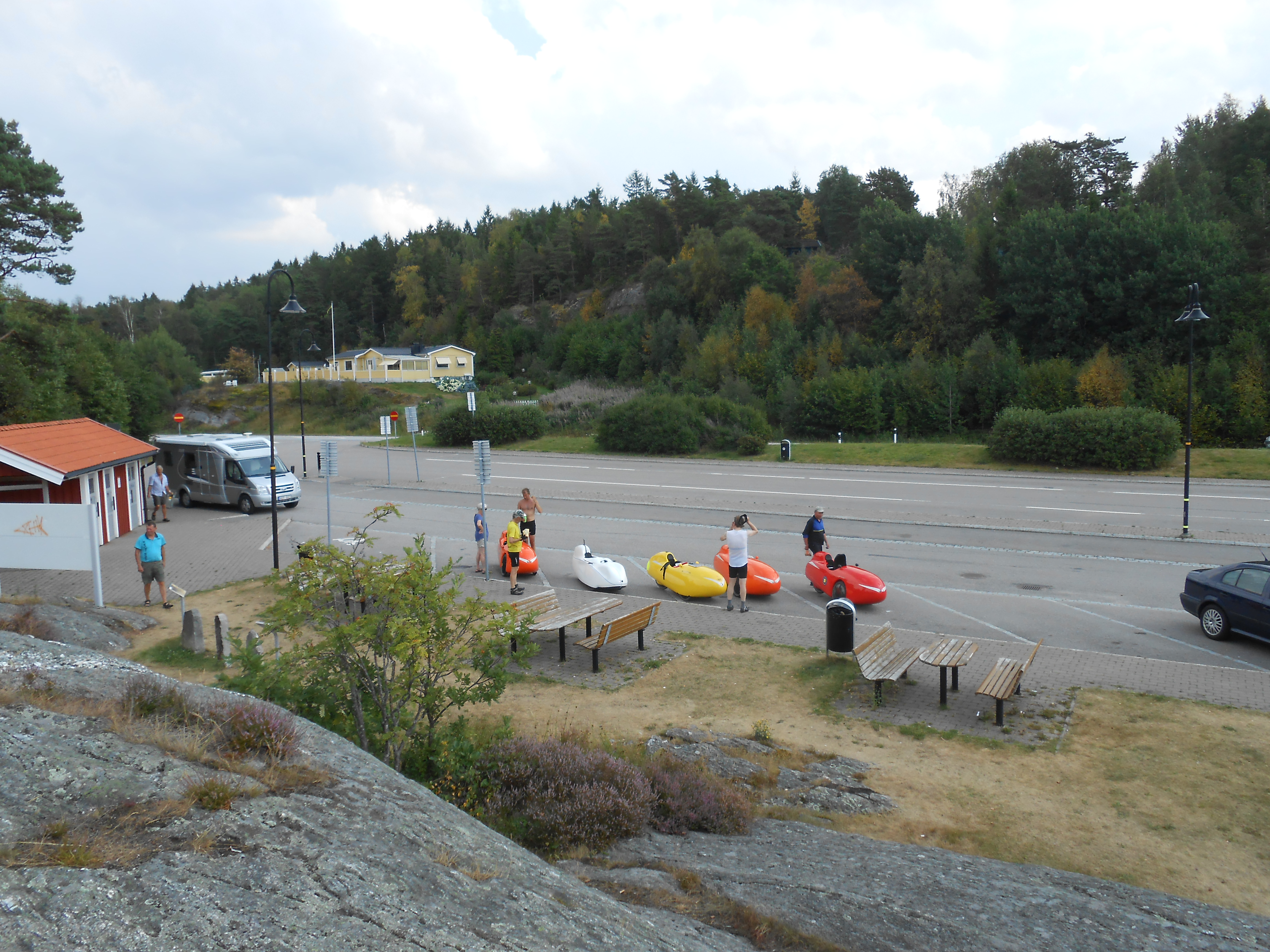 Velomobil træf på p plads