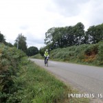 PBP 2015 Randonneurs on the road