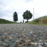 PBP 2015 Randonneurs on the road