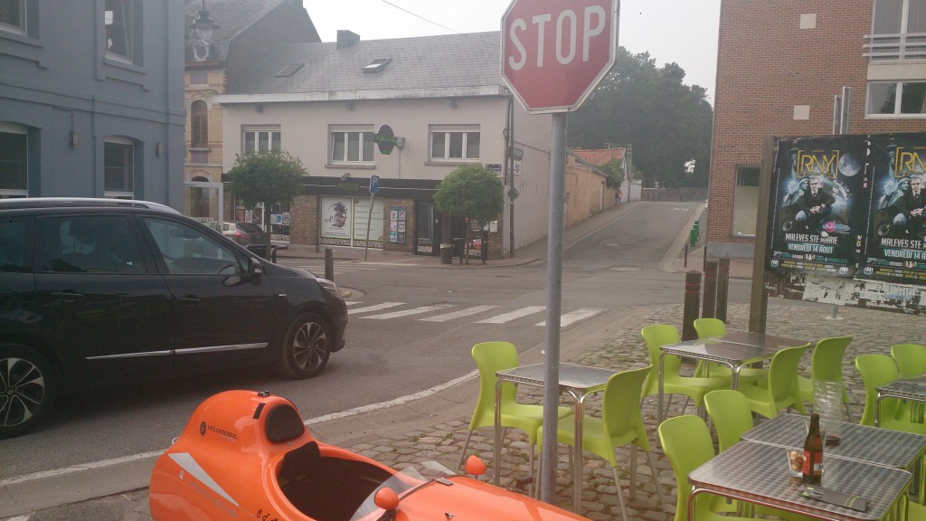 Pizza stop Belgien