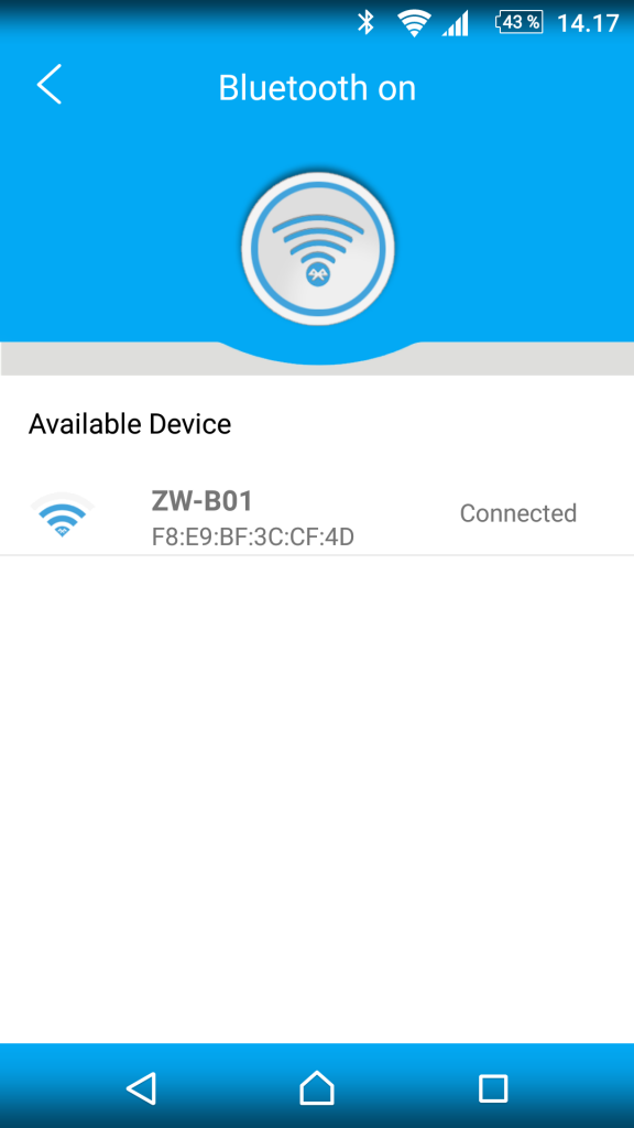 Forbindelse via Bluetooth