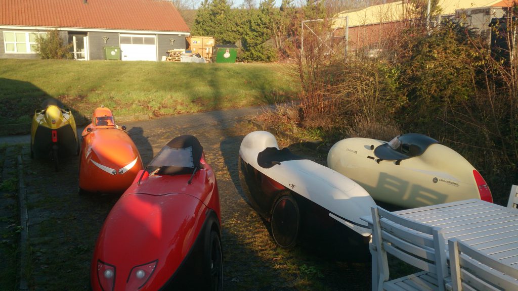 Velomobil parkering hos velomobilcenter dk